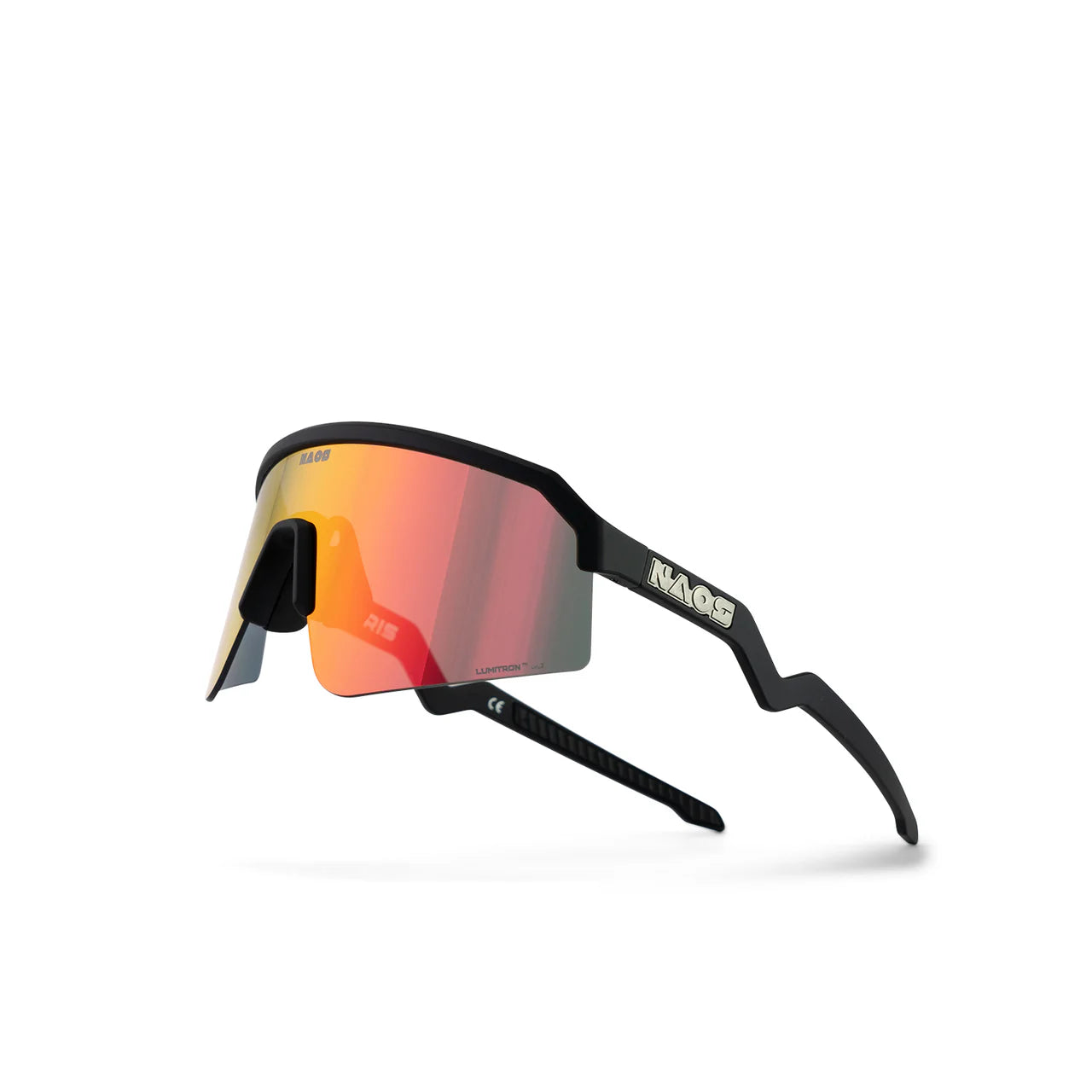 NAOS Ziris Matte Black / Black Red Lvl. 2 + Clear Lens