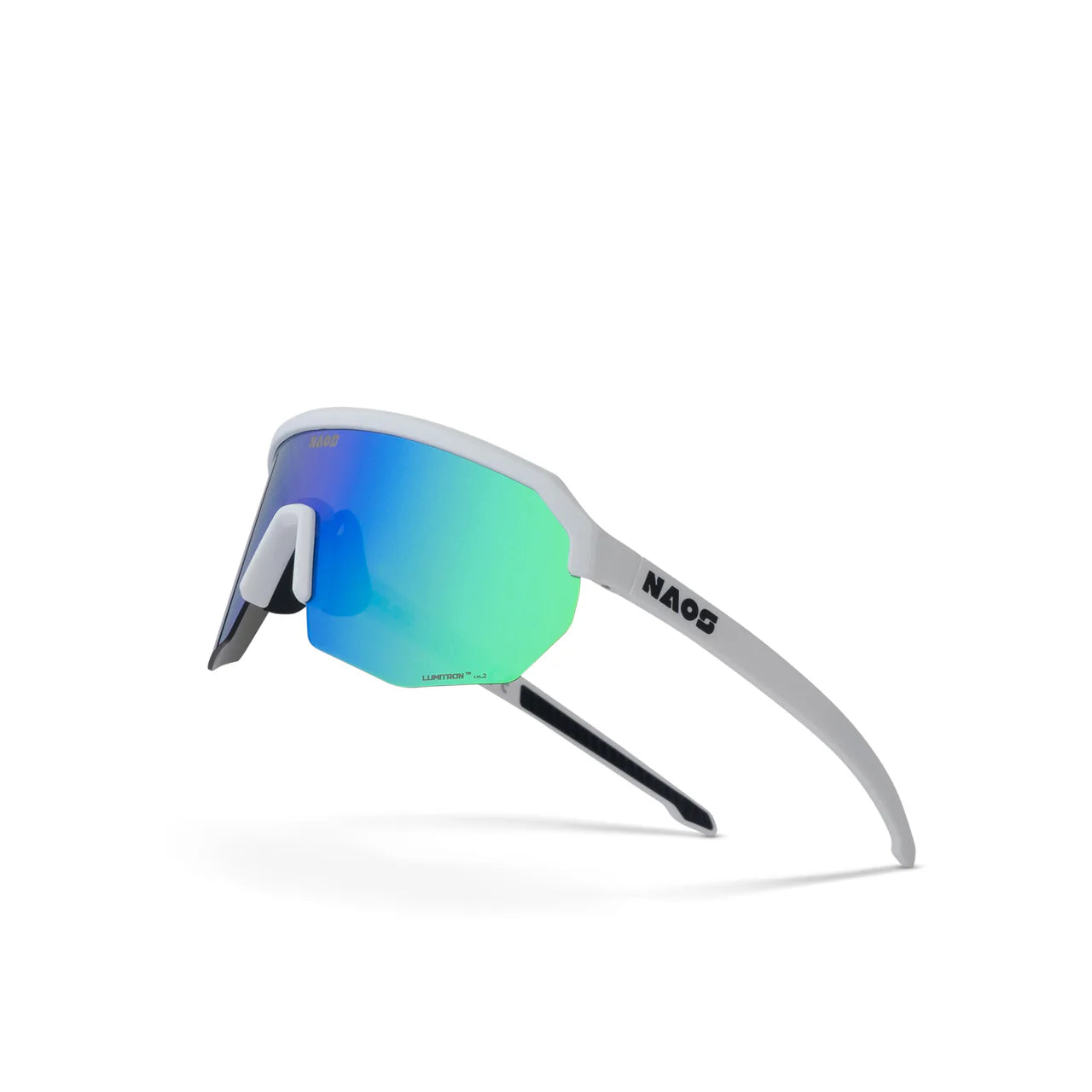 NAOS Helbo Matte White / Blue Green Lvl. 2 + Clear Lens