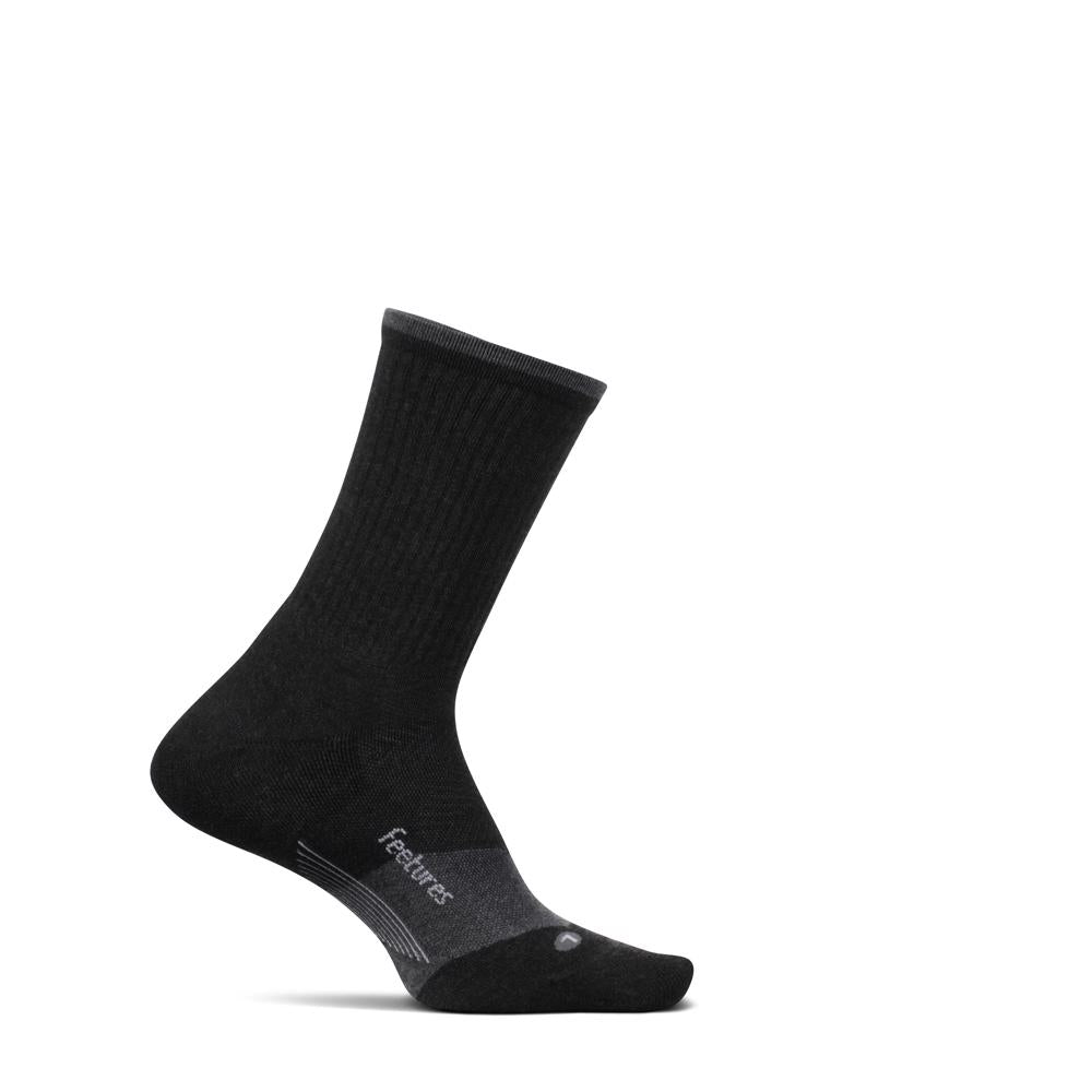 FEETURES - TRAIL MAX CUSHION MINI CREW CHARCOAL