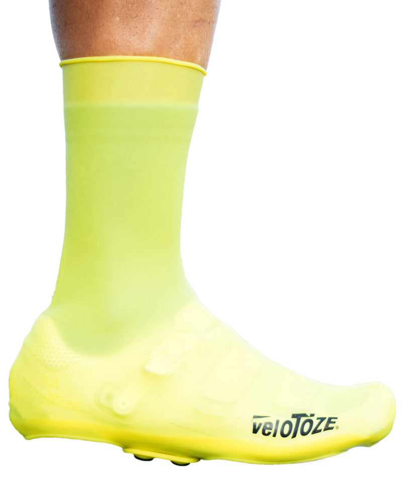 VELOTOZE SILICONE SHOE COVER - VIZ-YELLOW