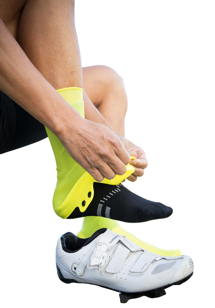 VELOTOZE SILICONE SHOE COVER - VIZ-YELLOW