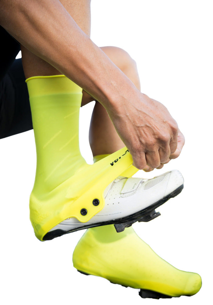 VELOTOZE SILICONE SHOE COVER - VIZ-YELLOW