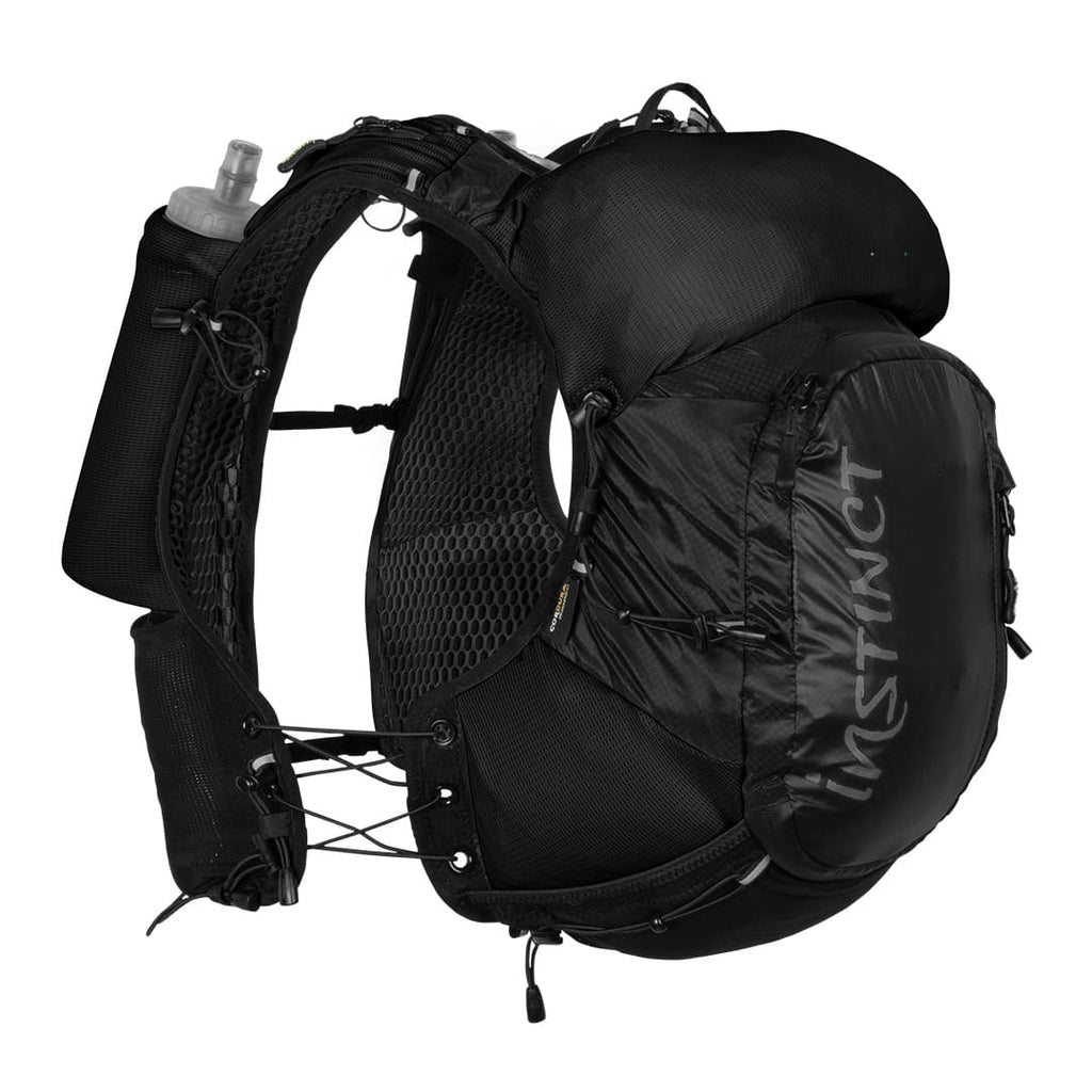 InstinctTrail - Eklipse 12L - Black Edition + 2x 600 MLSoft Flasks