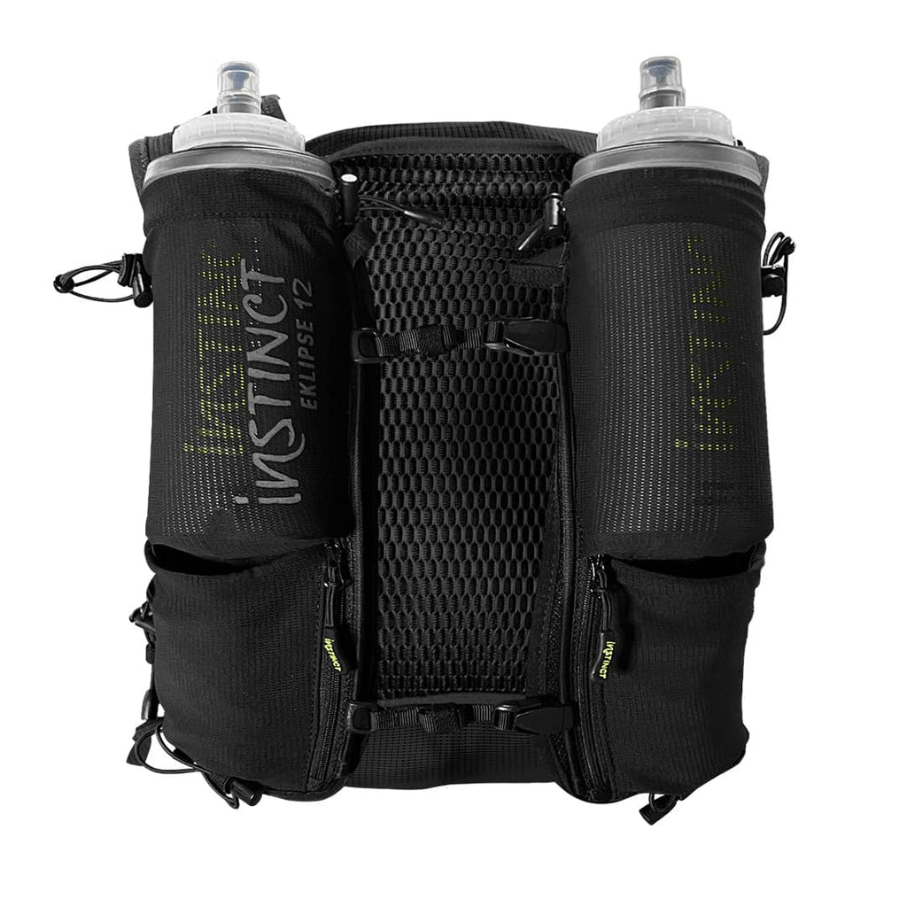 InstinctTrail - Eklipse 12L - Black Edition + 2x 600 MLSoft Flasks