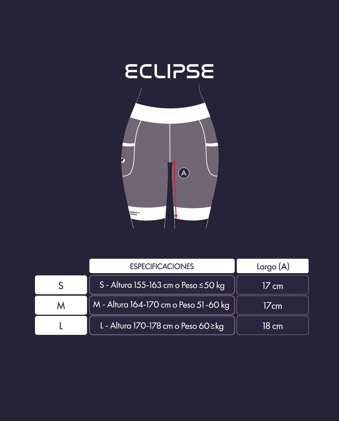Pimiento Negro - Eclipse compression shorts women