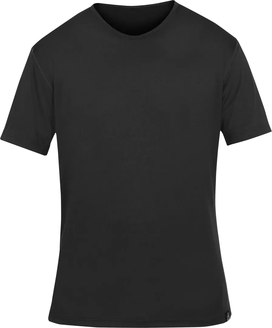Paramo Cambia Short Sleeved Tshirt heren zwart voorkant