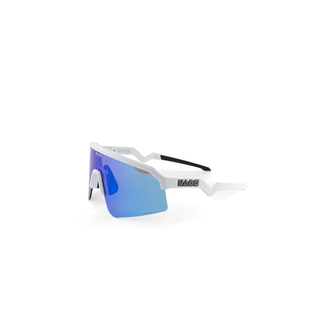 NAOS Ziris Matte White / Blue Lvl. 2 + Clear Lens