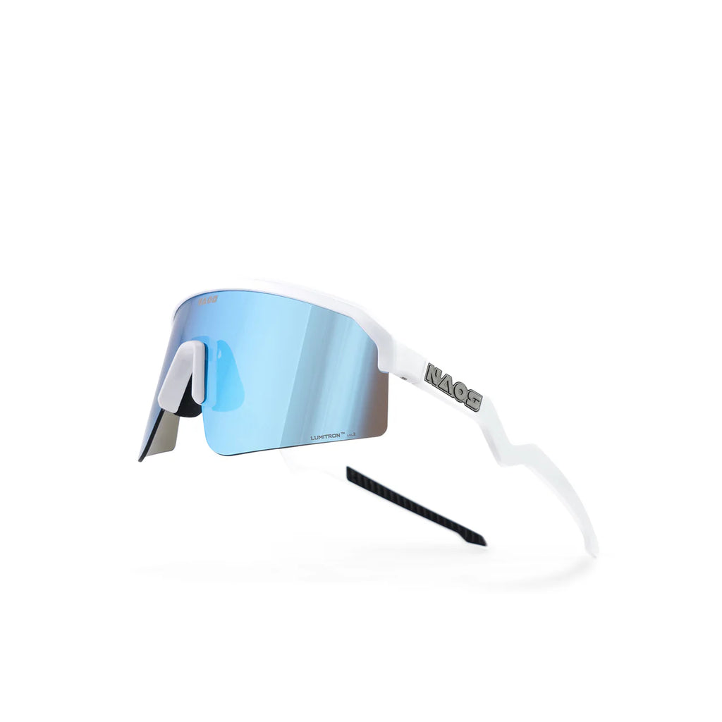 NAOS Ziris Matte White / Blue Lvl. 2 + Clear Lens