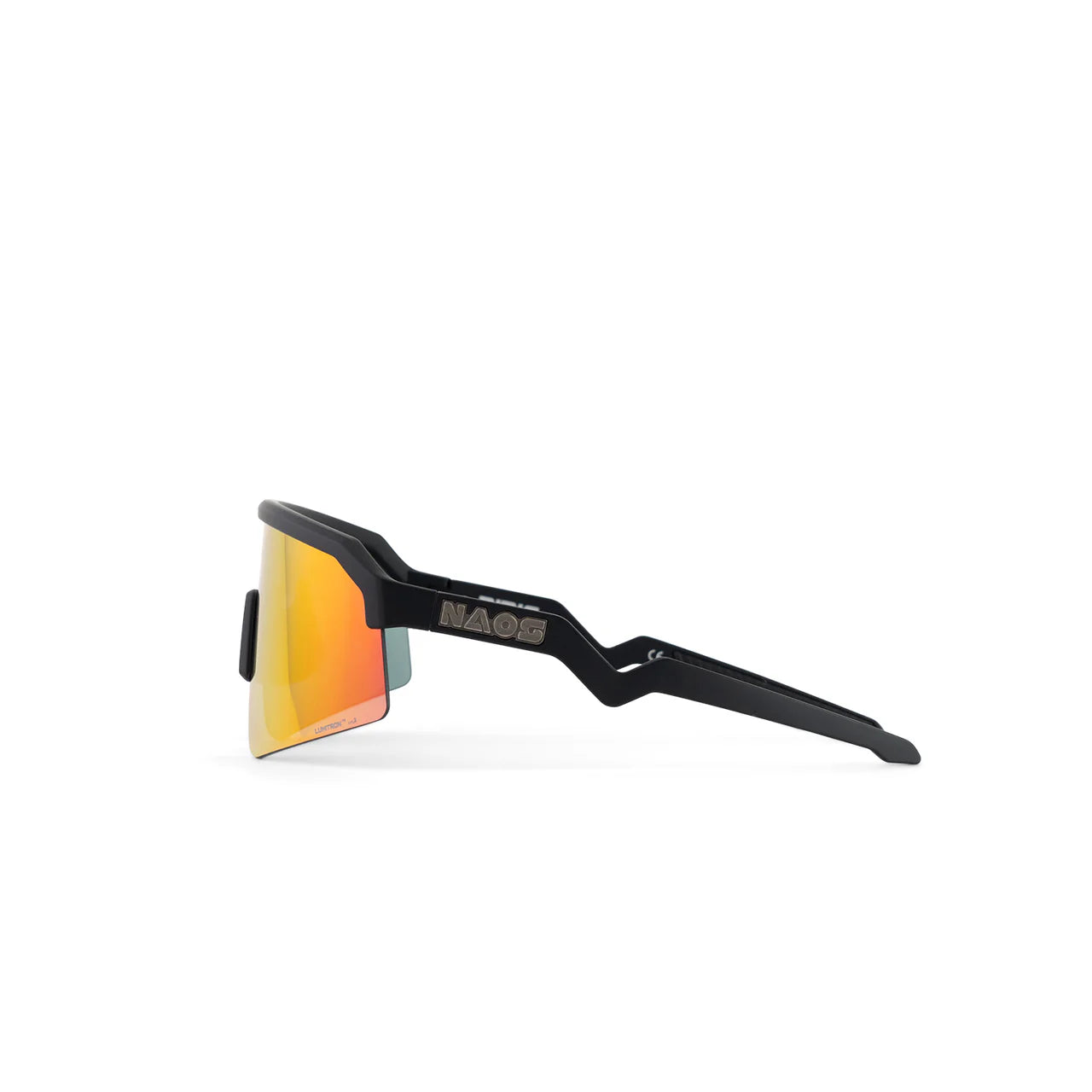 NAOS Ziris Matte Black / Black Red Lvl. 2 + Clear Lens