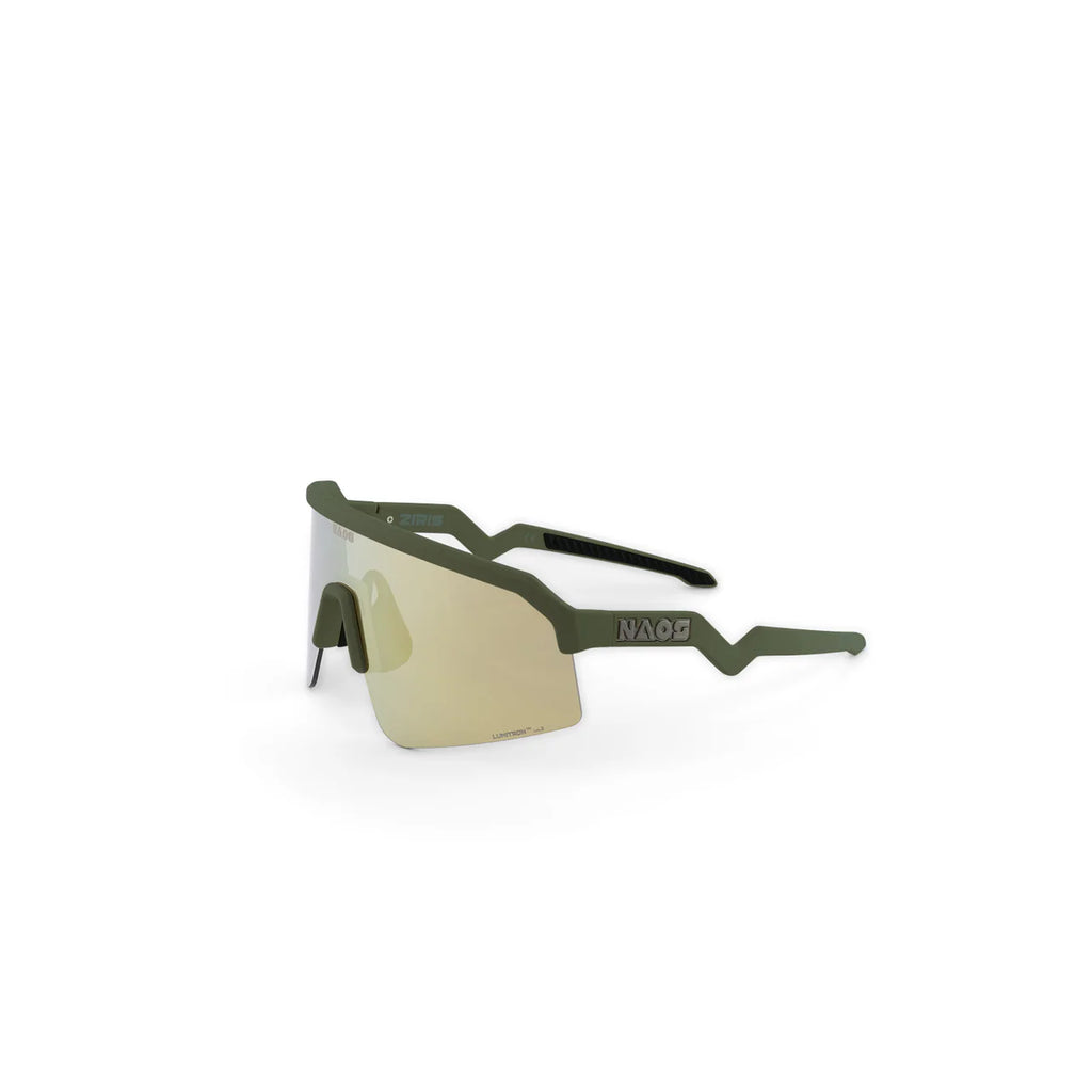 NAOS Ziris Matte Green / Bronze Gold Lvl. 2 + Clear Lens