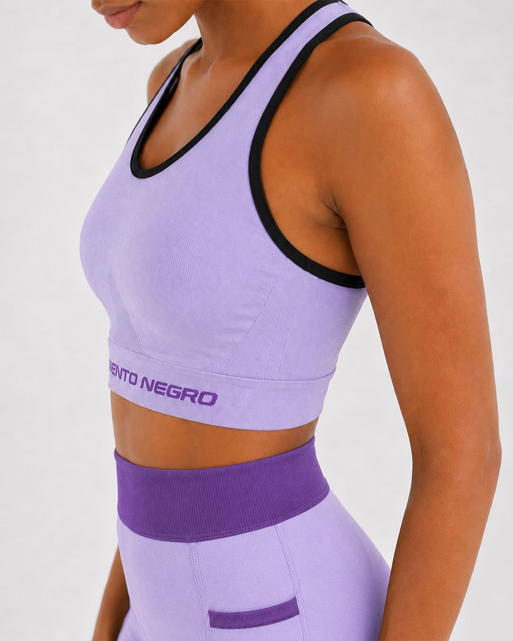Pimiento Negro - Saturno sports top women - Lavendel