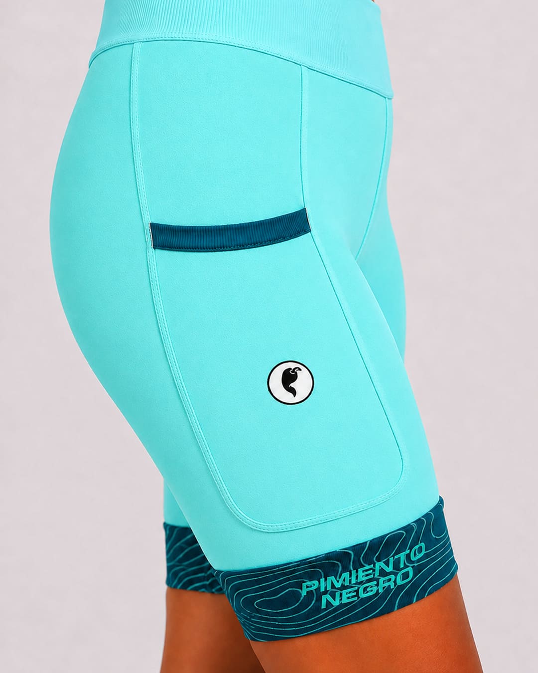 Pimiento Negro - Eclipse compression shorts women - Zeeblauw