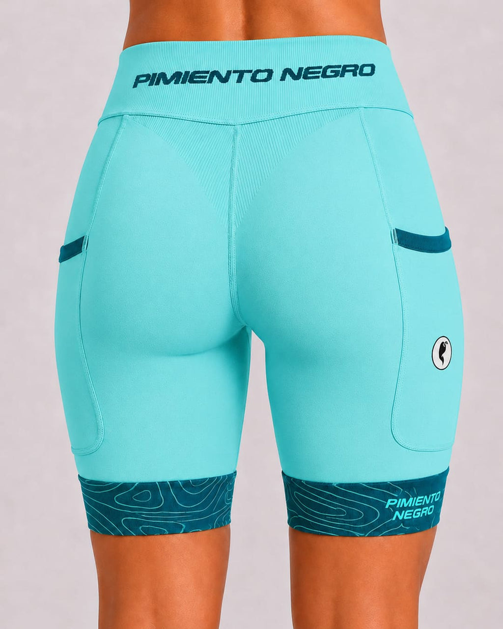 Pimiento Negro - Eclipse compression shorts women - Zeeblauw