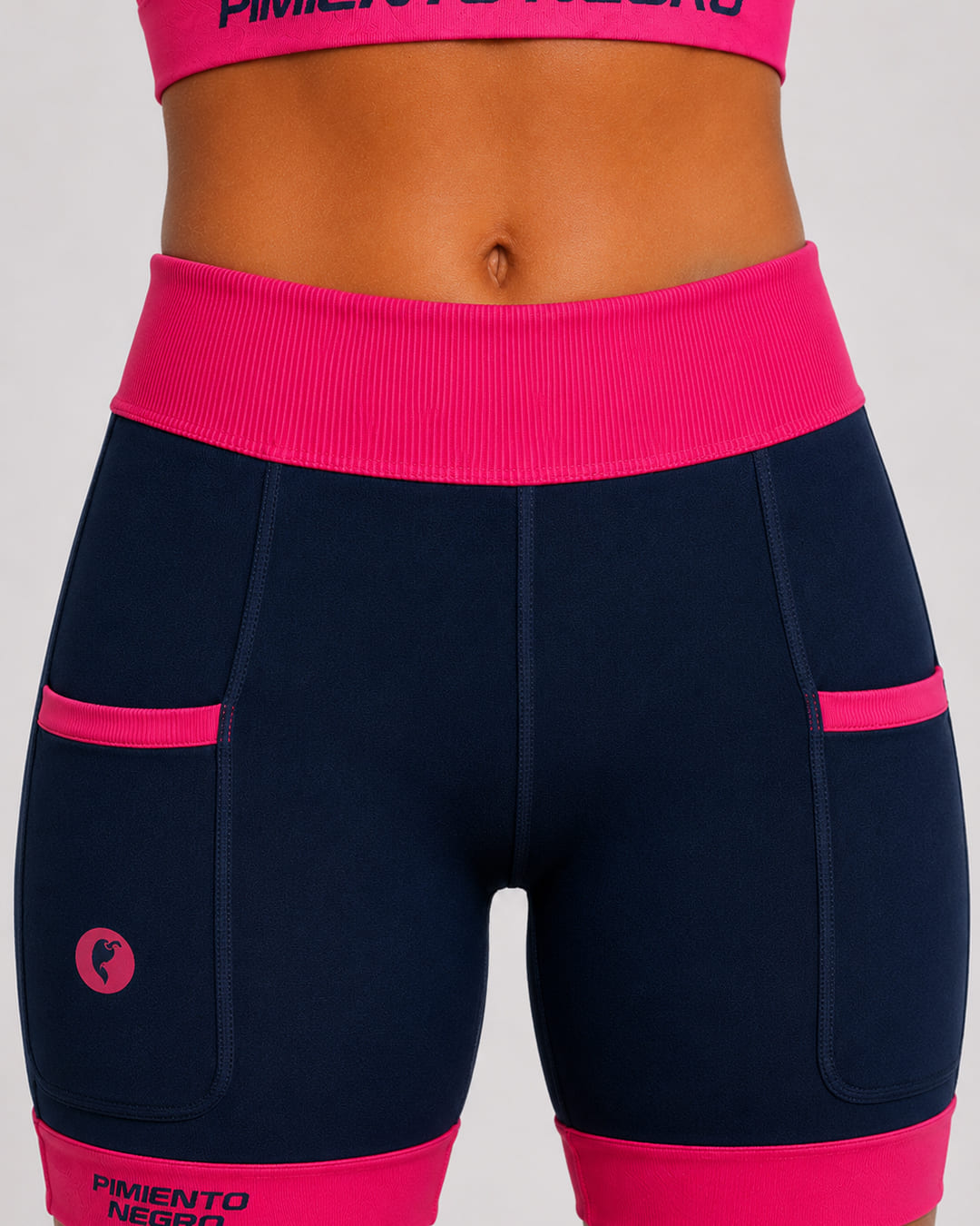 Pimiento Negro - Eclipse compression shorts women - Marineblauw