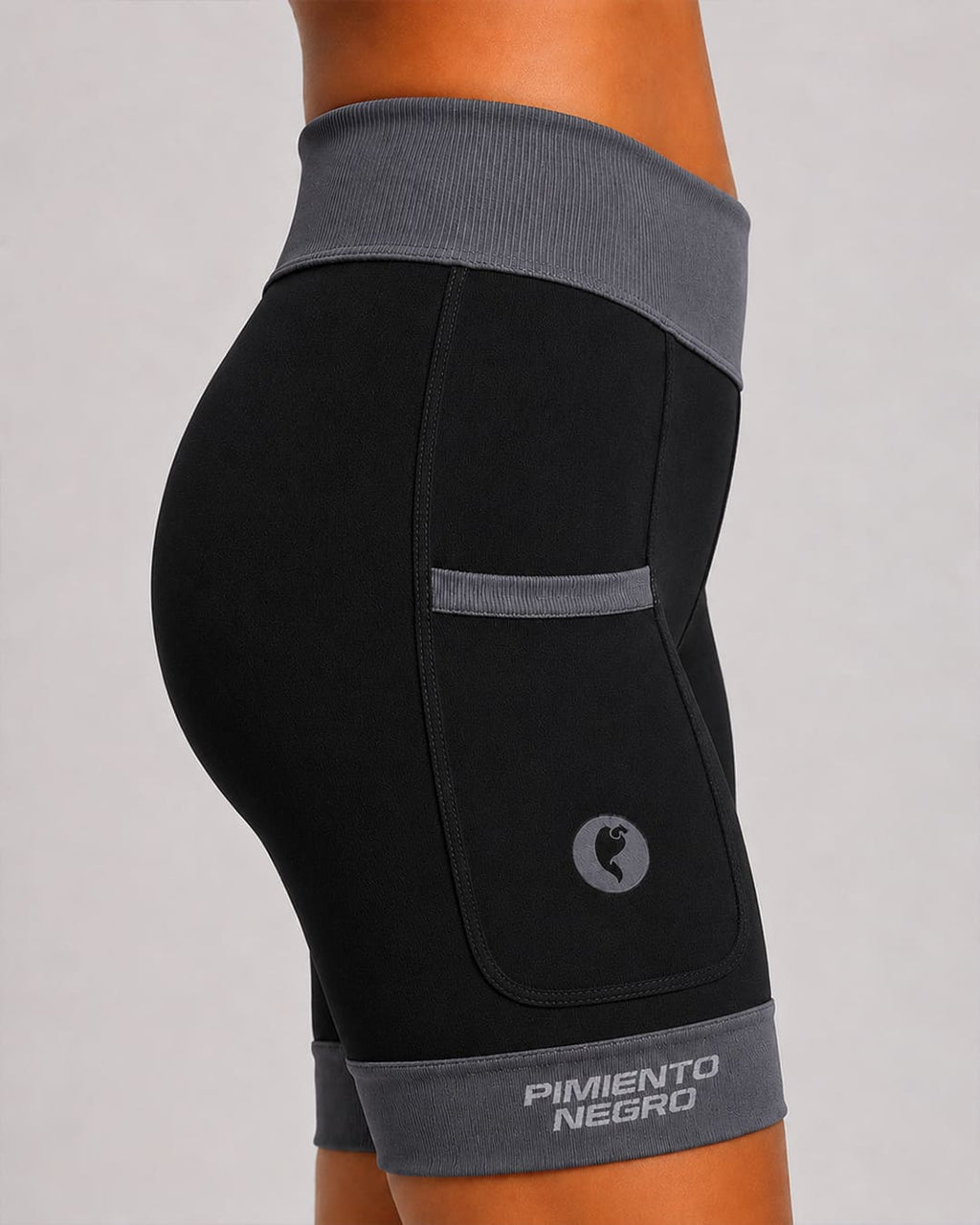 Pimiento Negro - Eclipse compression shorts women - Zwart