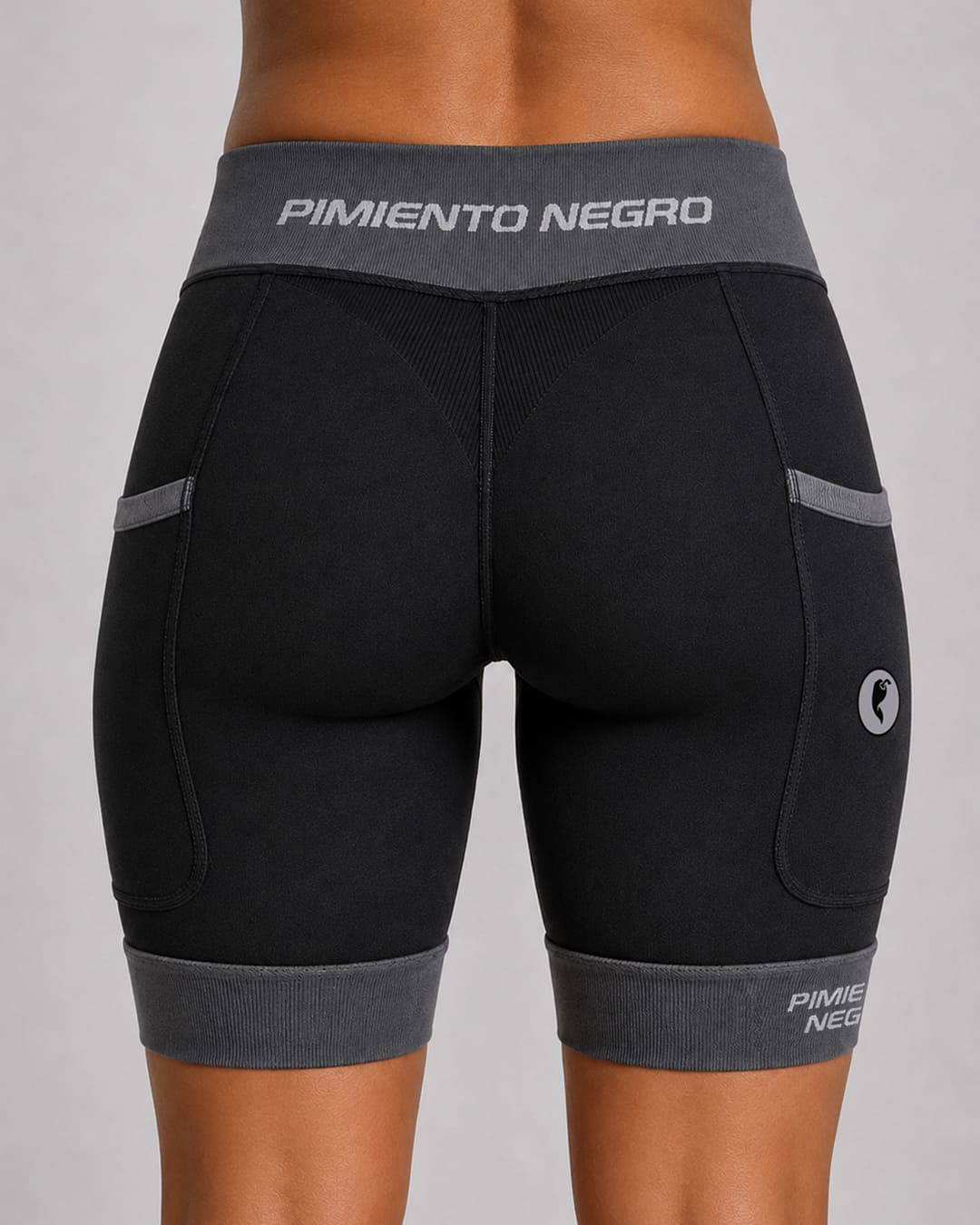 Pimiento Negro - Eclipse compression shorts women - Zwart