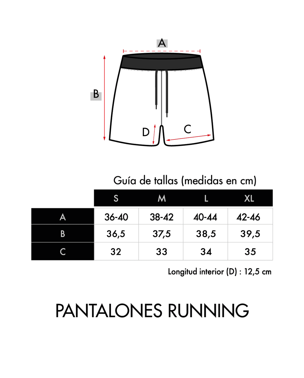 Pimiento Negro - running shorts men