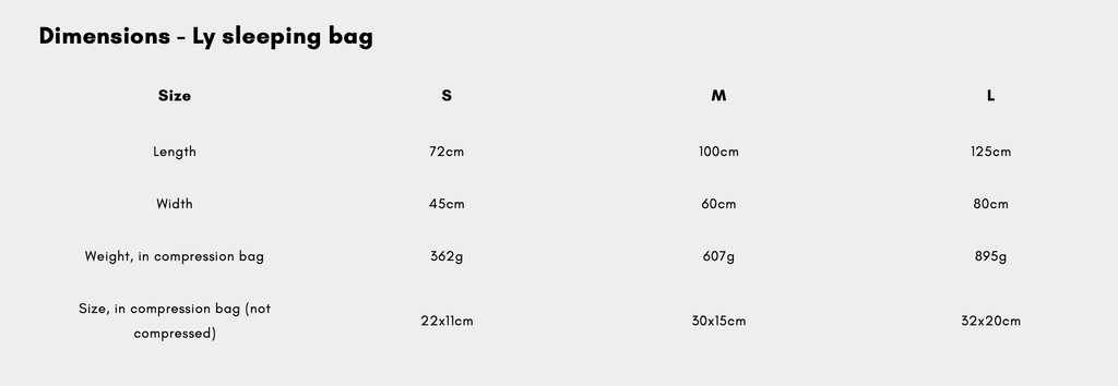 Non-Stop Dogwear - Ly sleeping bag