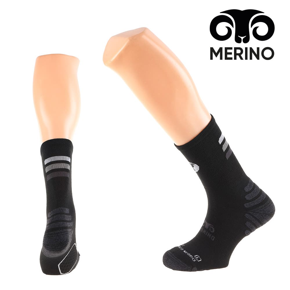 Pimiento Negro - Trailsokken Merino